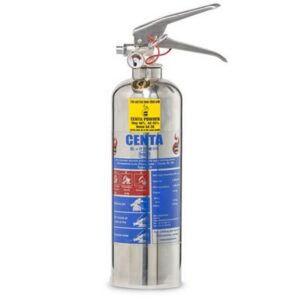 Fire Extinguisher – Full – Stainless Steel – A, B and C Class Fires – 1kg