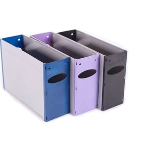 A4 Solid Plastic Filing Container – 32 x 10 x 22 cm – Colour Options – Pack of 20 – 01CSPC