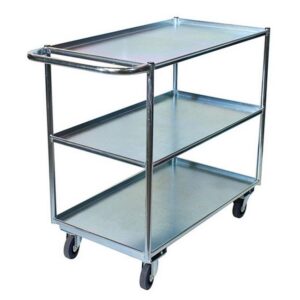 Stock Picking Trolley – 3 Shelf – Galvanised – 110 x 61 x 110 cm – Load Capacity 240kg – SP42-3