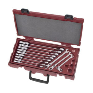 Kraftwerk 12Pc Swivel Ratchet Combo Spanner Set 8 – 19Mm