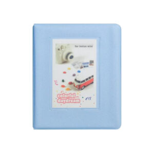 Instax Acc Album Vinyl Mini 12 Pastel Blue 64 Photos