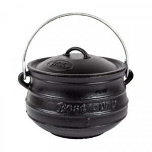 Bestduty Pot Flat Oil Cured C/I No.2 6.0L 6.0Kg