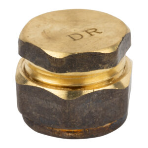 Compression Brass End Cap 22Mm Sabs