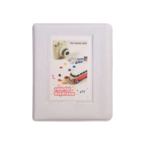 Instax Acc Album Vinyl Mini 12 Clay White 64 Photos