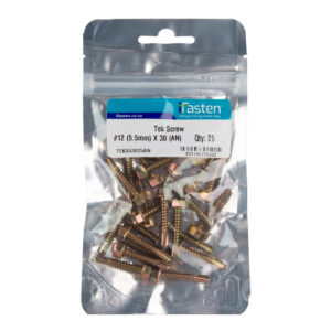 Ifasten Tek Screw No12 5.5Mmx30Mm 25 Pp
