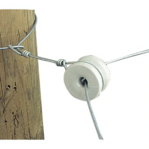 Gallagher Porcelain Insulator Reel 45 Mm – 10 Per Pack