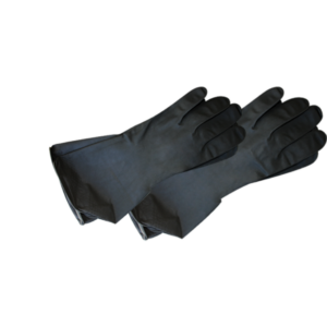 Glove Builders Latex Black Hduty204Mm