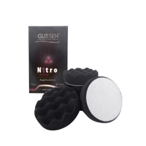 Glissen Nitro Black Waffle Polishing Foam Applicators 5 Pack 75Mm/3″