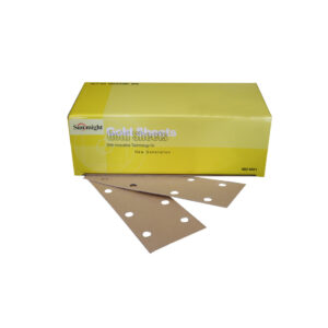 64916 Sunmight 8 Hole Velcro File Gold Sheet 70Mm X 198Mm (400) – 100Pc