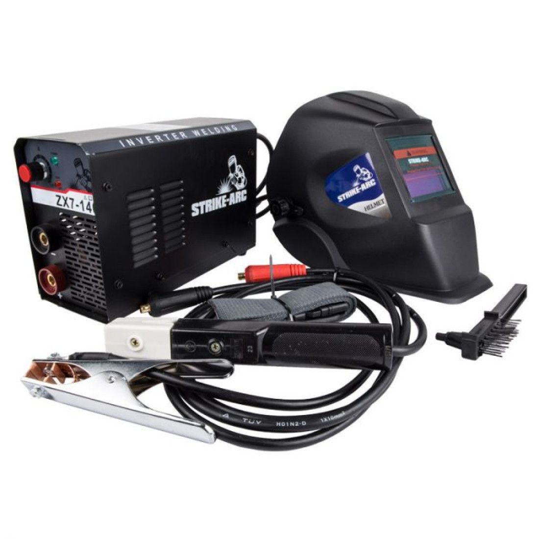 Strike-Arc Inverter Welder 140Amp With Helmet
