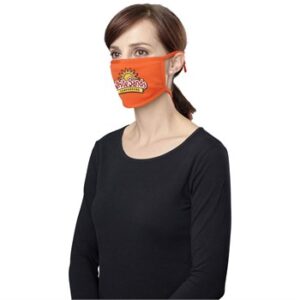 2 Layer Comfort Face Mask With Tie Elastics. Min 50 units
