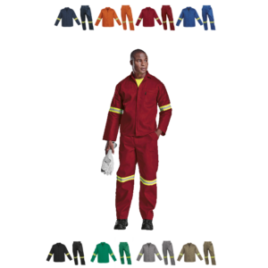 Budget Poly Cotton Conti Suit with Reflective Stripes – Available in Many Colours