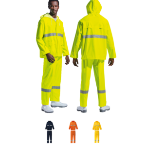 Contract Reflective Rain Suit – High Visibility, 100% Waterproof Rainsuit