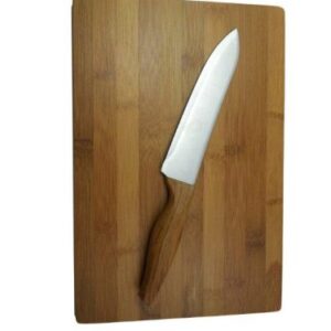 6? Stainless Steek Chefs Knife And Bamboo Chopping Board (30X20C