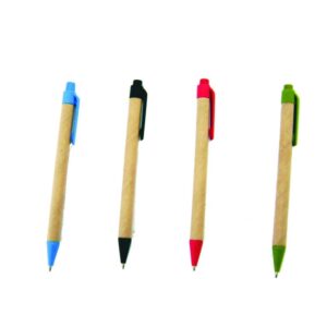 Eco Friendly recycled pen – red trim