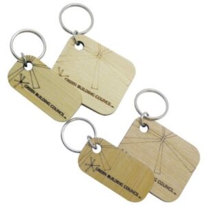 Bamboo Keyrings (50*60) – Min Order: 250 units