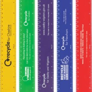 Recycled CD Flat Ruler (30cm) – Printed 1 Colour – Min Order: 25
