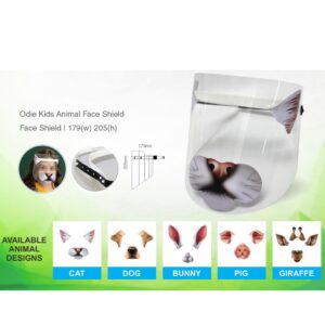 Kids Animal Face Shield – Min 50 units