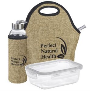 Lunch Time Refreshment Kit. Cooler, Lunch Box & Water Bottle