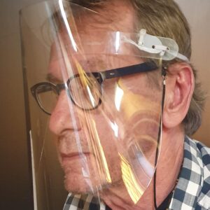 1mm thick Professional Laser-Cut Face Shield – Min 20 units