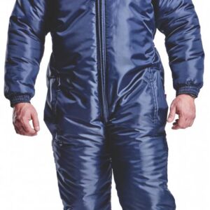 Freezer Wear. 1 Piece Suit. Eskimo Jacket & Pants. Double Lined. Navy. Small – 4XL