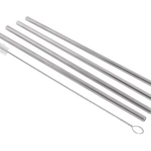 5-Piece SS Straws & Pipe Cleaner