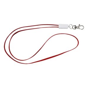 Lanyard Charging Cable – Avail in: Black, Blue, Red or White