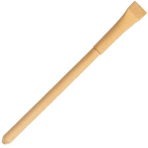 Recycled Cardboard Ballpoint Pen – Blue Ink – Avail in: Brown