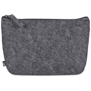RPET Felt Mini Cosmetic & Toiletry Bag – Eco Friendly Promotional Product