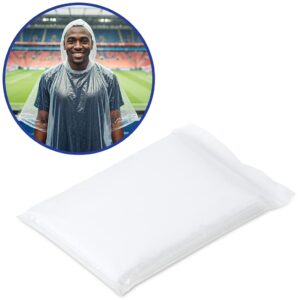 Transparent PE Disposable Poncho – Packaged in a Zip-lock Bag
