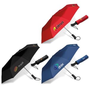 Whimsical Auto-Open Compact Umbrella – 8 Panel, Metal Shaft & 190T Pongee