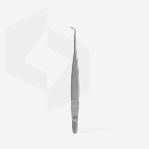 Staleks Professional eyelash tweezers EXPERT 40 TYPE 2 (L-shaped, 70?)