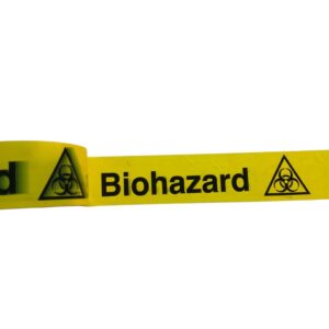 Bio-Hazard Sealing Tape 50m – Black/Yellow