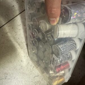 Holder full of new nail foils DEMO