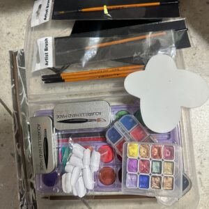 Various aquarelle nail art products DEMO