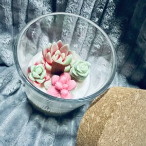 Mini Bloom Soy Candle | Lime & Coconut