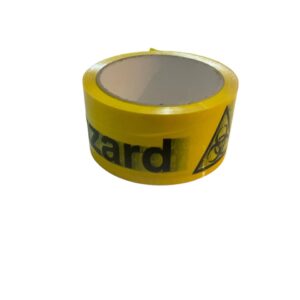 Bio-Hazard Sealing Tape 50m – Black/Yellow