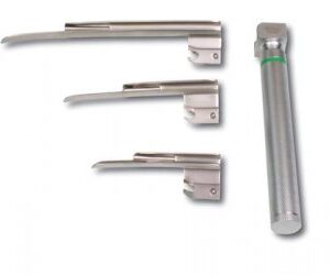 3 Blade Laryngoscope Set ? Fibre Optic – Paediatic