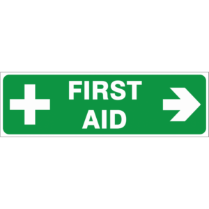 First Aid – ( Right ) safety sign