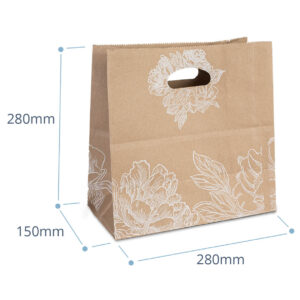 Floral Paper Shopping Bag