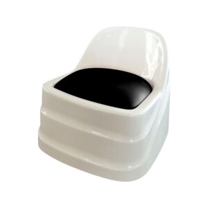 Pedi Therapist Stool – Black & White
