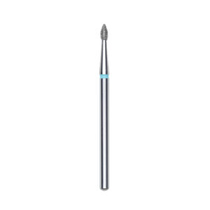 Staleks Diamond nail drill bit pointed bud blue EXPERT head diameter 1,8 mm / working part 4 mm