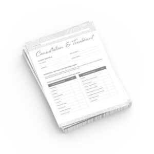Consultation & Treatment cards – 50’s
