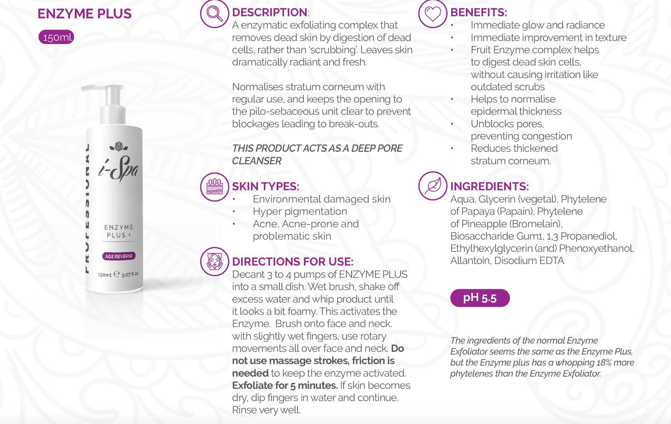 Age Reverse | Enzyme Plus | 150ml - Image 3