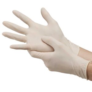 Latex gloves – Powder free 100’s