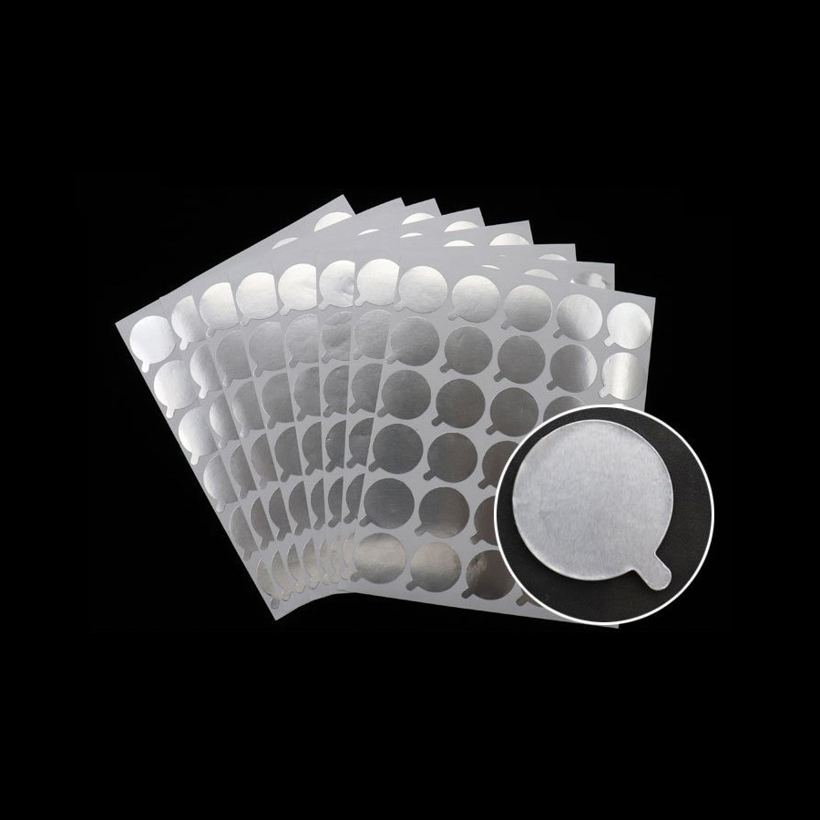 Glue plate sticker Silver Metallic - 300pc bulk pack - Image 3