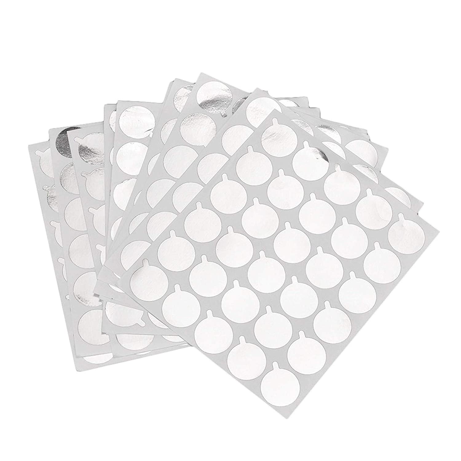 Glue plate sticker Silver Metallic - 300pc bulk pack - Image 4