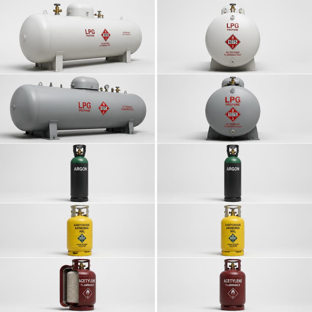 Oxygen cylinder bulk